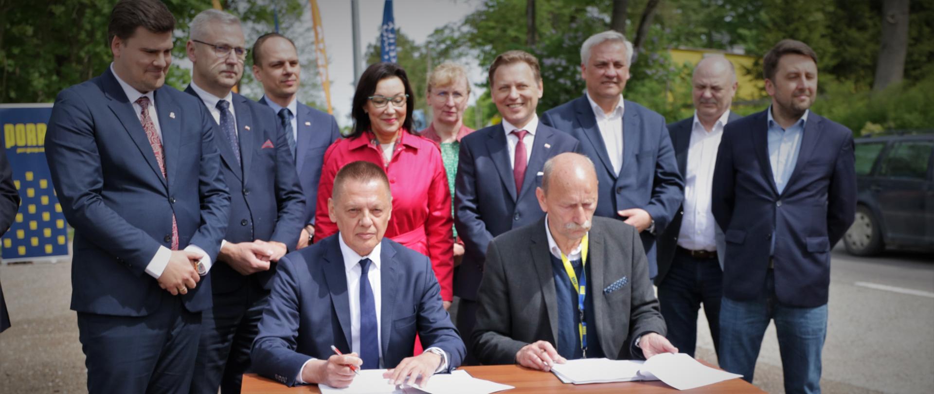 Zawarcie umowy na projekt i budowę obwodnicy Gąsek w ciągu drogi krajowej nr 65 