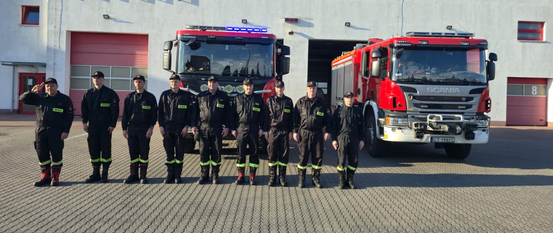 Hołd dla strażaka OSP Trąbki