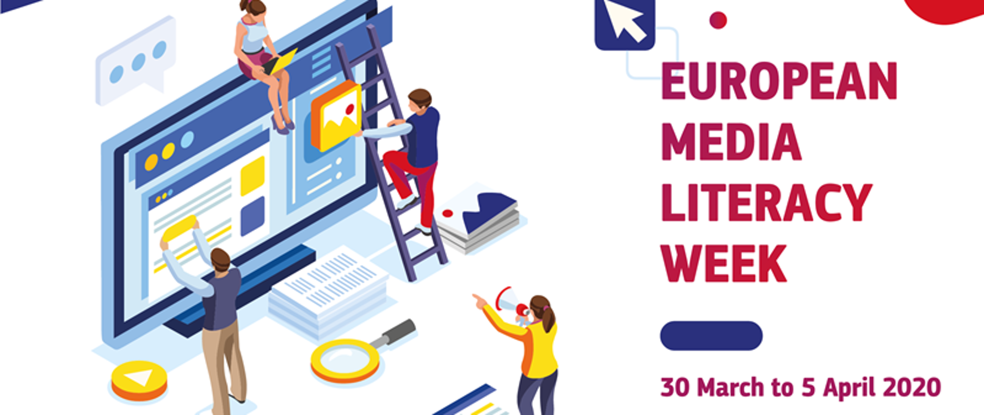 Plakat Europejskiego Tygodnia Medialnego