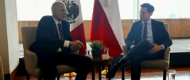 Viceministro de Relaciones Exteriores de Polonia con el Secretario de Relaciones Exteriores de México