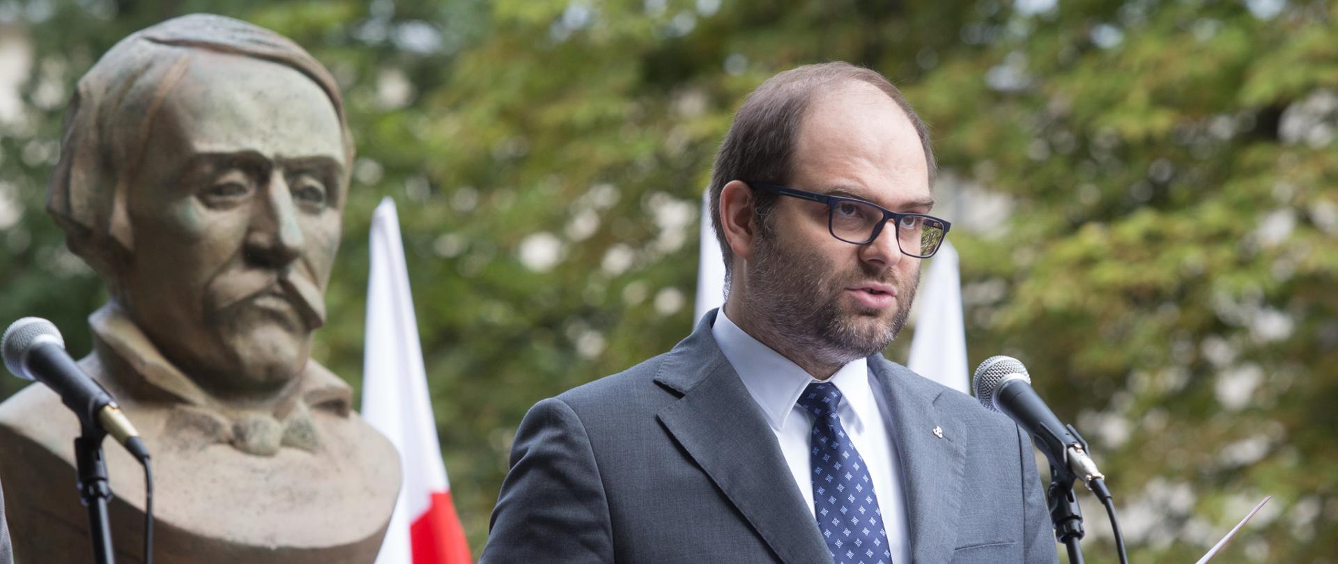 155. rocznica stracenia na stokach Cytadeli Warszawskiej Romualda Traugutta i członków Rządu Narodowego, fot. Jacek Łagowski