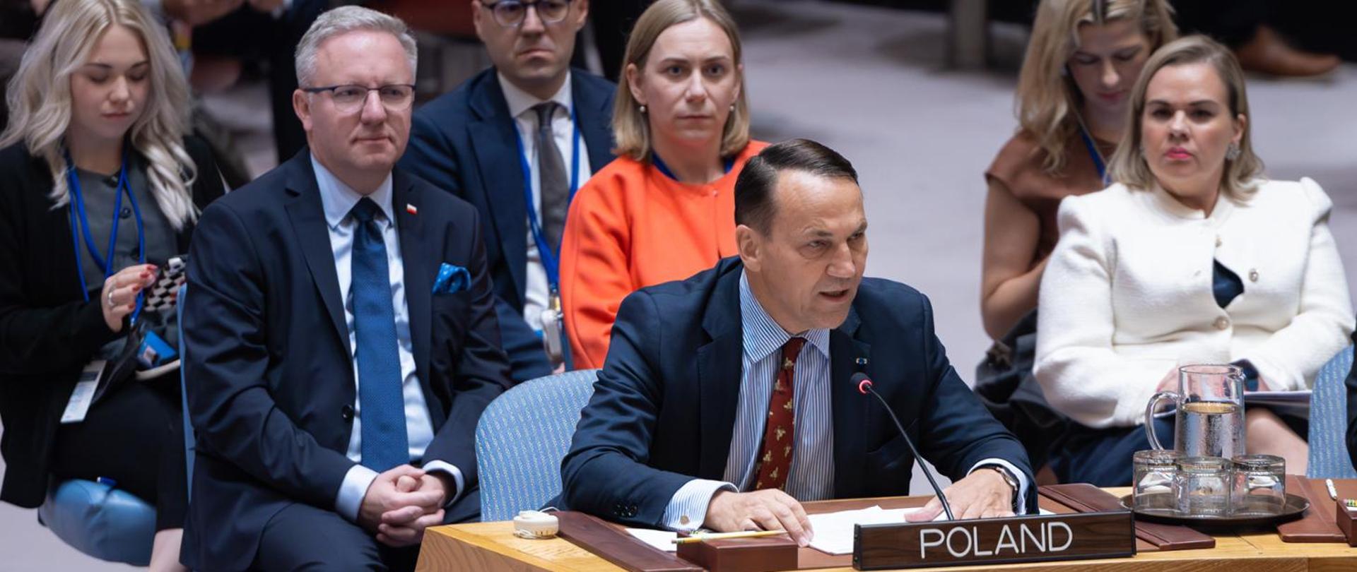 Wicepremier Radosław Sikorski z wizytą w Nowym Jorku 