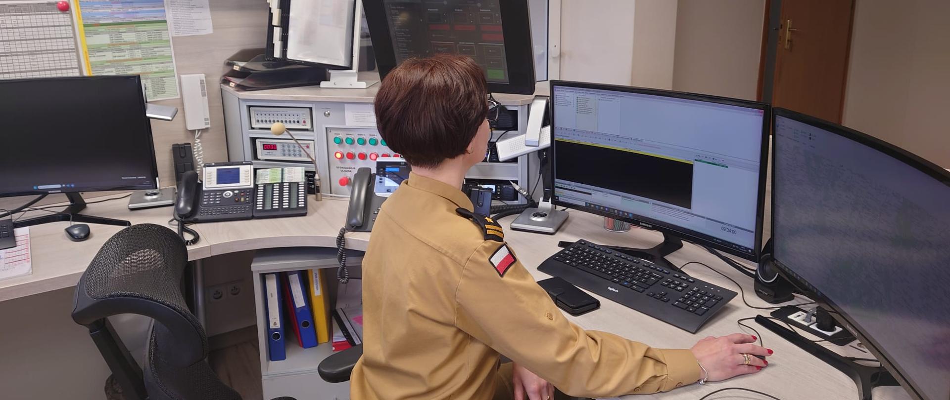 Stanowisko Kierowania Komendanta Powiatowego PSP w Limanowej