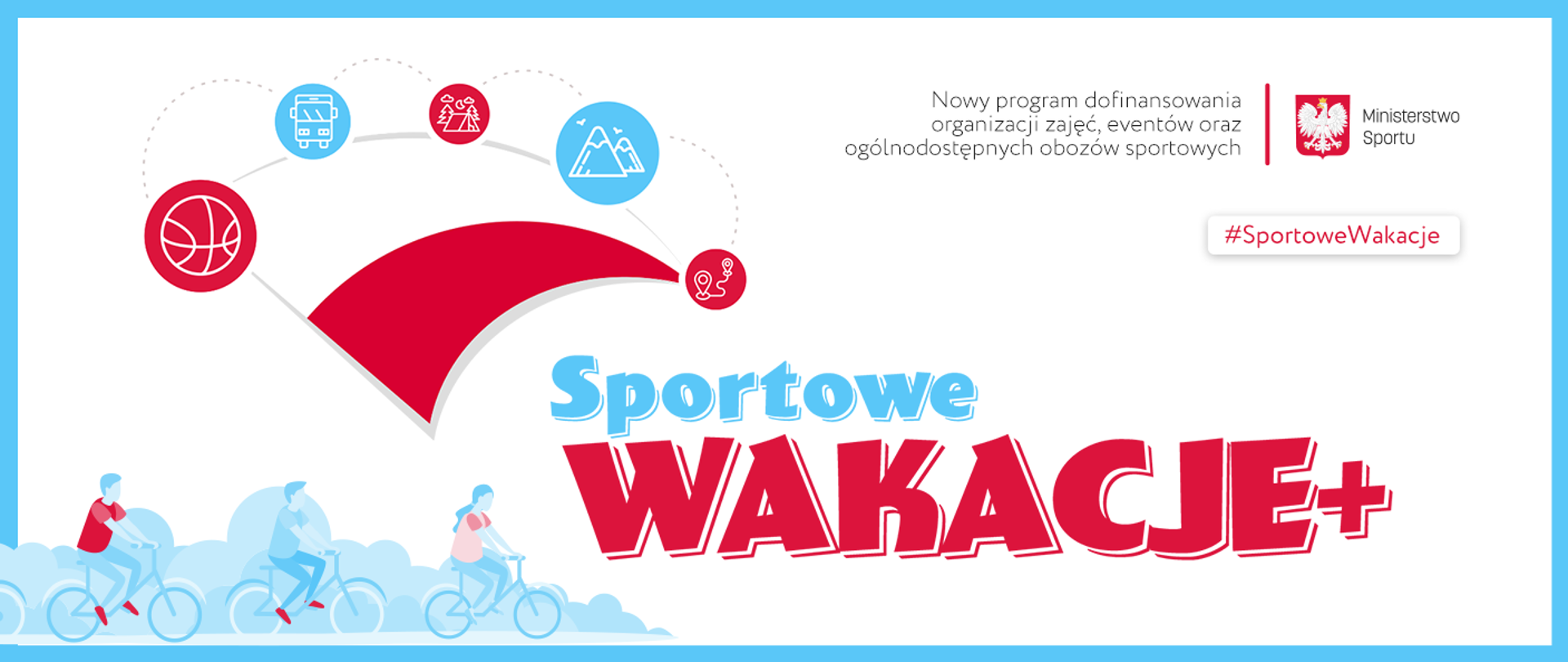 Sportowe wakacje plus - grafika