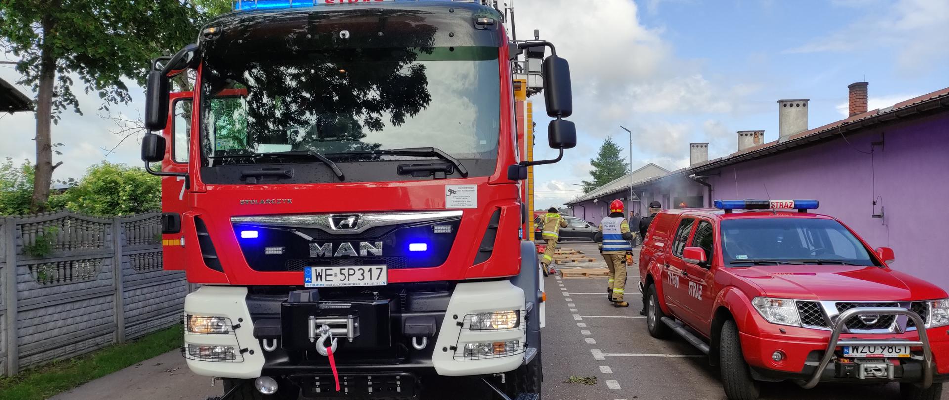 Ćwiczenia na obiekcie hurtowni wielobranżowej „Monika” w Żurominie