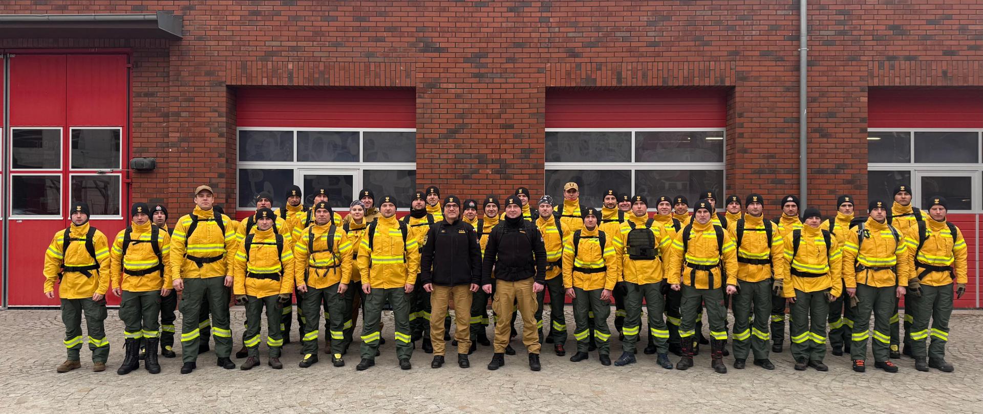 Odprawa szkoleniowa członków modułu GFFF Wrocław w KW PSP we Wrocławiu
