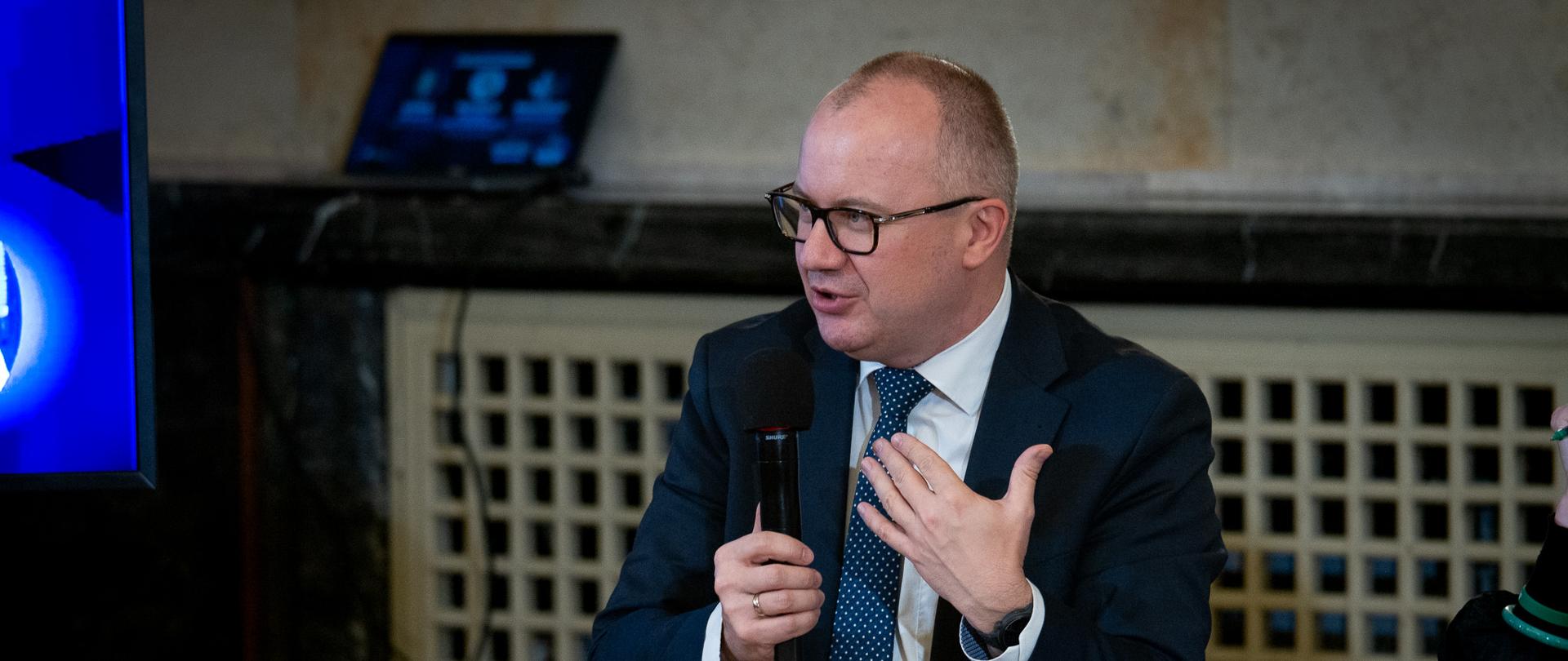 Spotkanie Ministra Sprawiedliwości Adama Bodnara z przedsiębiorcami w Katowicach 