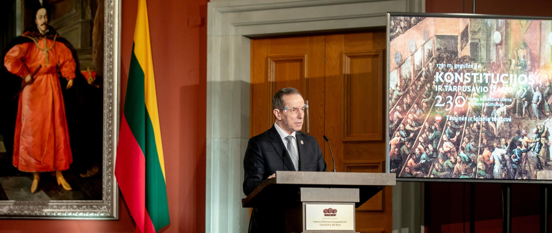 Marszałek Senatu prof. Tomasz Grodzki z wizytą w Wilnie