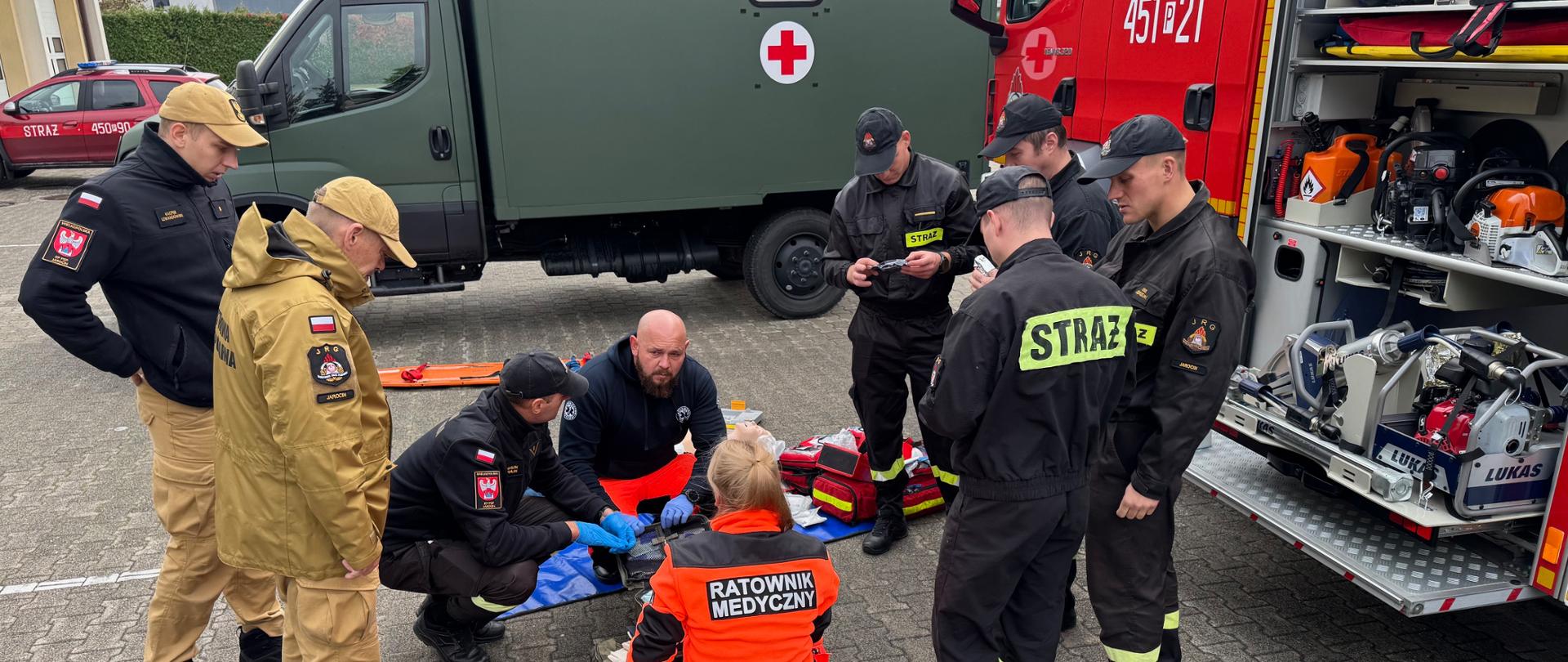 Ćwiczenia PSP z Wojskiem