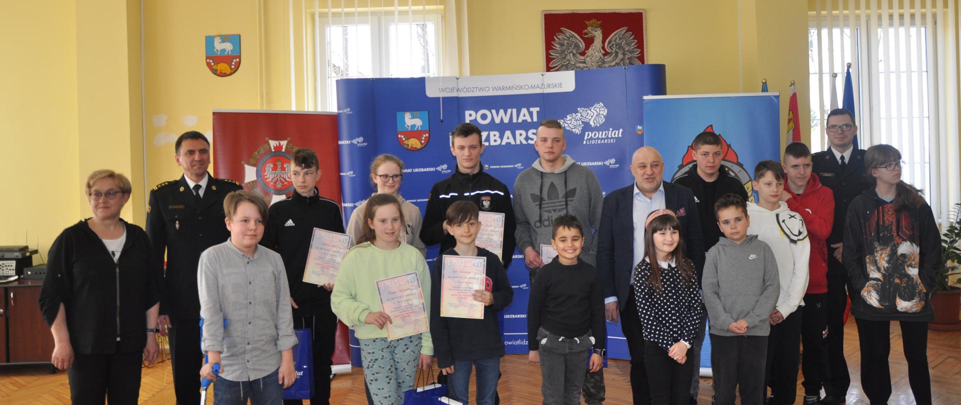 Zajęcie przedstawia uczestników OTWP na szczeblu powiatowym