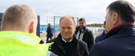 Wizyta premiera Donalda Tuska w woj. pomorskim na budowie elektrowni jądrowej