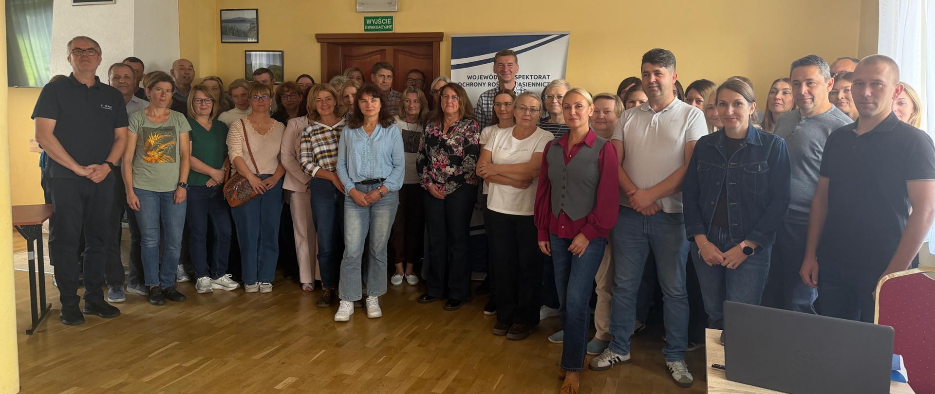 Pracownicy WIORiN w Krakowie podczas narady problemowej w Zawoi