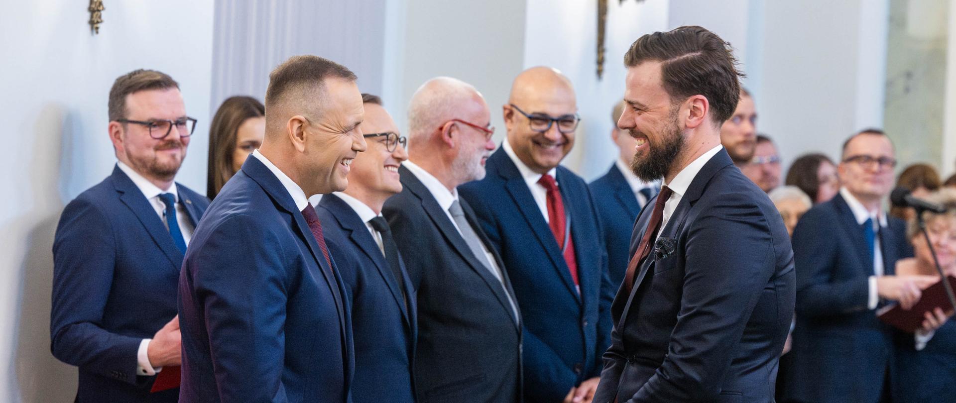 Profesorowie z PIM MSWiA odebrali akty nominacyjne w Pałacu Prezydenckim