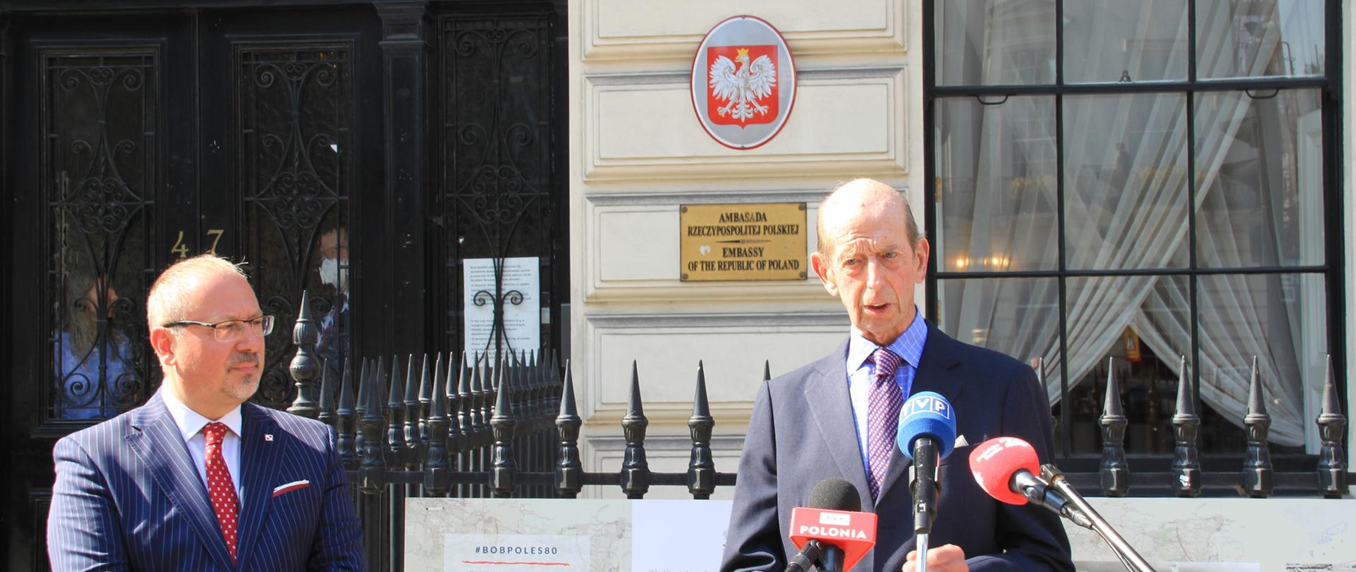 Duke Kentu otwiera wystawę Ambasady RP w Londynie pt. #BoBPoles80