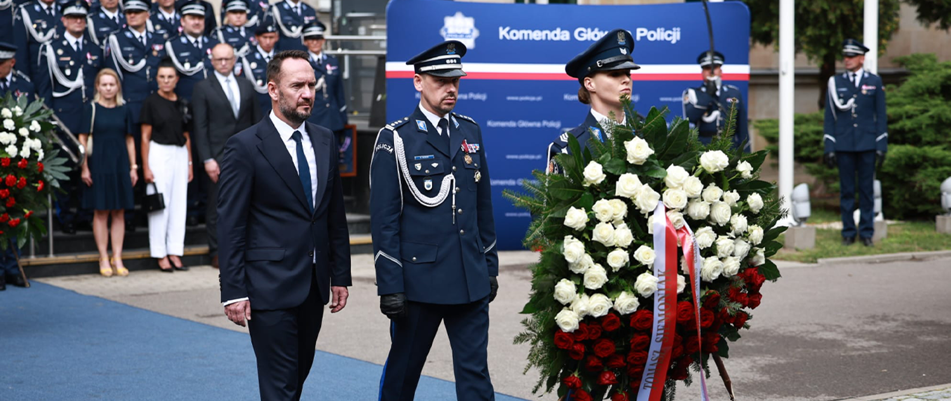 Uroczysty apel w Komendzie Głównej Policji z okazji Święta Policji