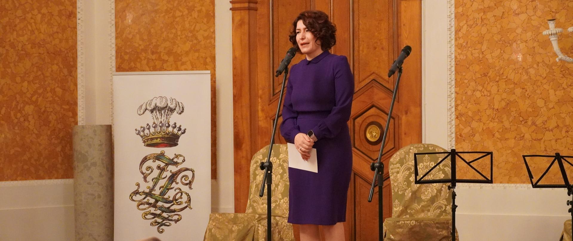 Laureate of the Benedykt the Pole Award, dr hab. Hacer Topaktaş Üstüner
Photo press service of the Castle Museum in Łańcut

