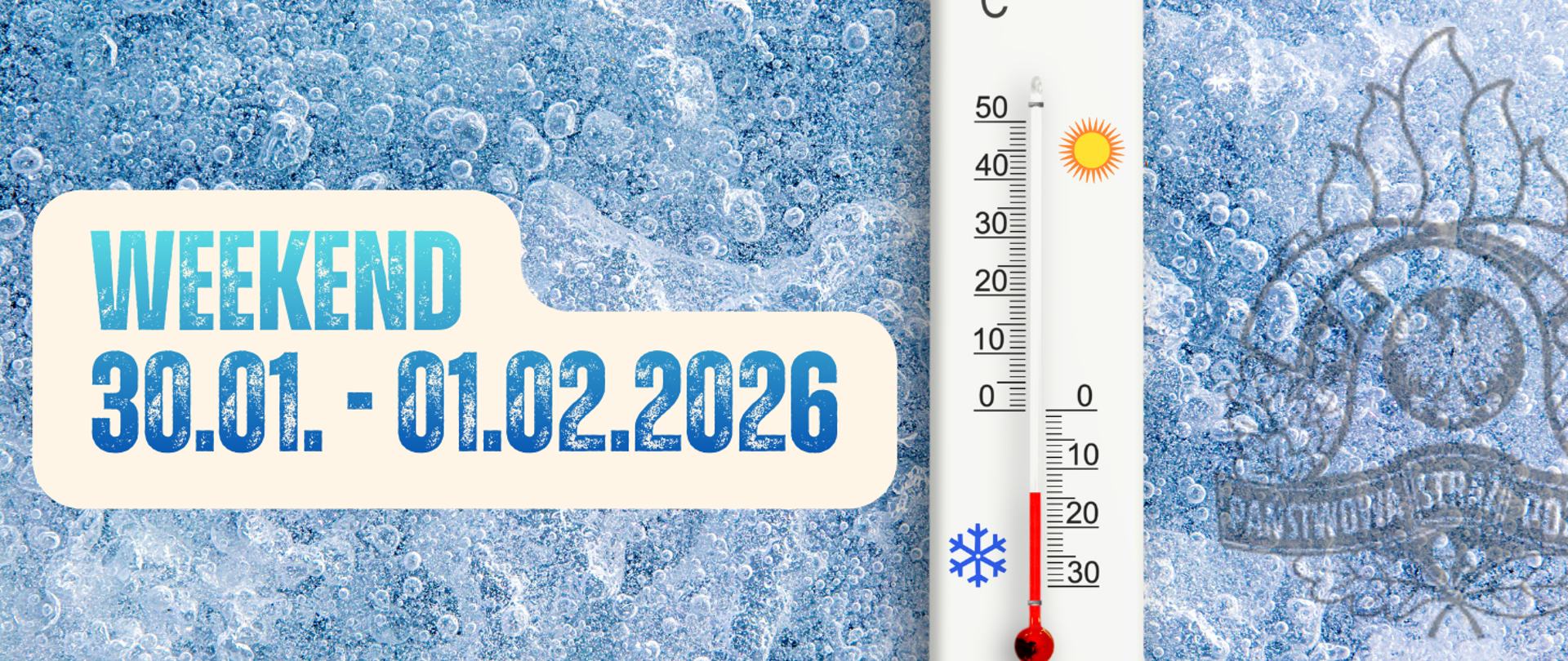 Mrozy w Wielkopolsce - weekend 30.01. - 01.02.2026