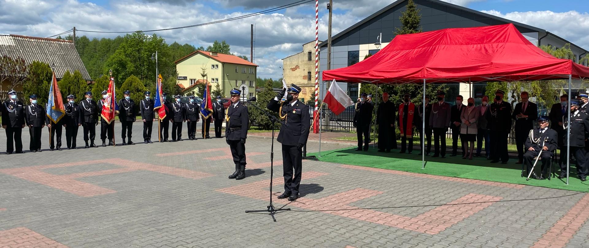 Zastępca Mazowieckiego Komendanta Wojewódzkiego - st. bryg. Artur Gonera