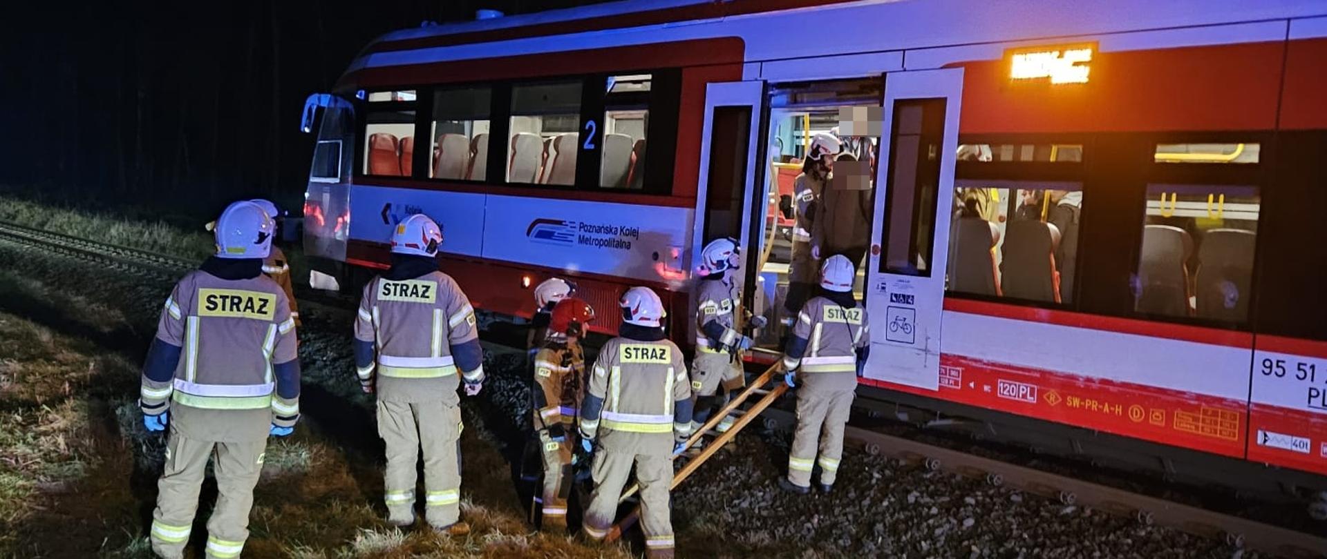 Kolizja szynobusa z pojazdem osobowym