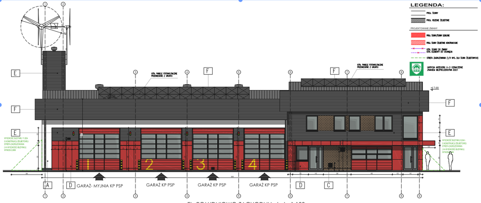 Ogłoszenie o zamówieniu Roboty budowlane Budowa budynku garażowo-technicznego KP PSP w Grajewie 