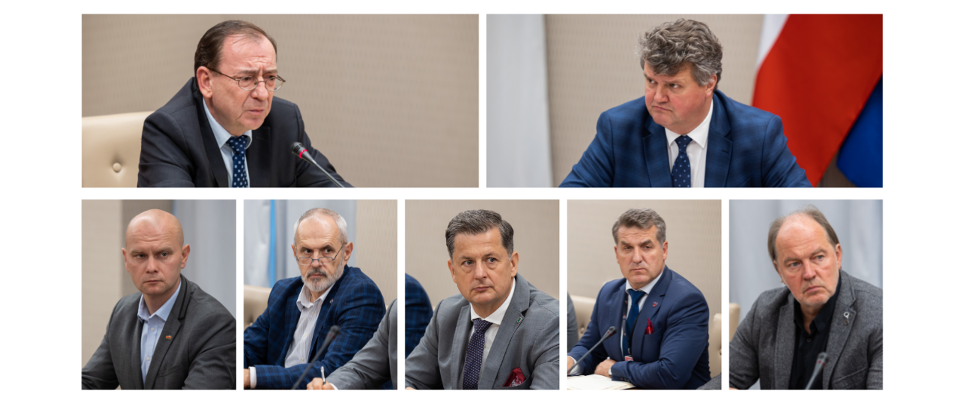 Spotkanie ministra Mariusza Kamińskiego z przedstawicielami związków zawodowych służb mundurowych podległych Ministrowi SWiA.