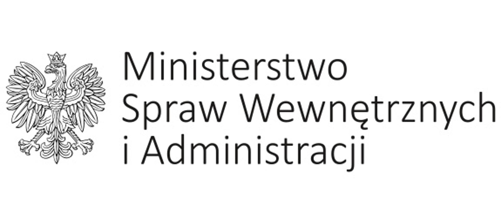 Logo Ministerstwa Spraw Wewnętrznych i Administracji