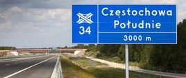 Autostrada A1 na Śląsku, od węzła Pyrzowice do węzła Częstochowa Blachownia.