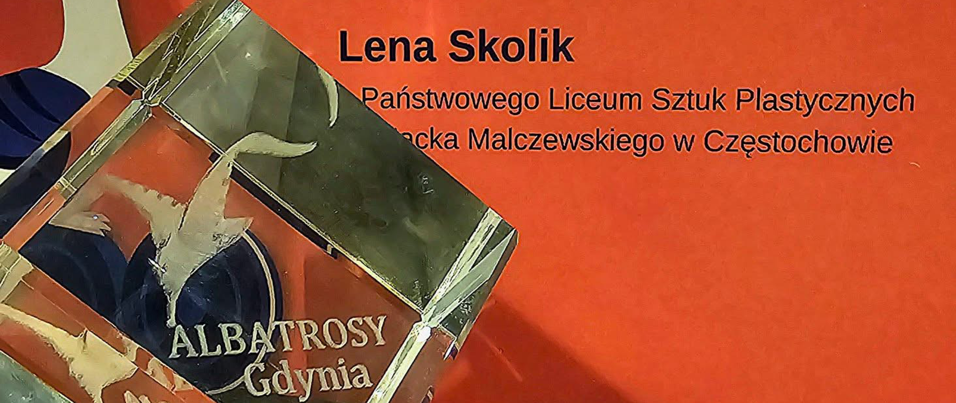 Lena Skolik otrzymała nagrodę "Albatros 2025" za najlepszy krótkometrażowy film animowany "Zgrzyt" 