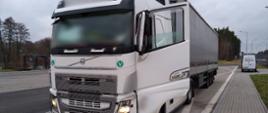 Ciężarówka zatrzymana do kontroli przez patrol lubuskiej ITD.