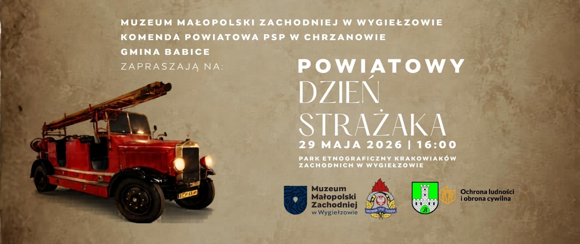 Zaproszenie na Powiatowy Dzień Strażaka 