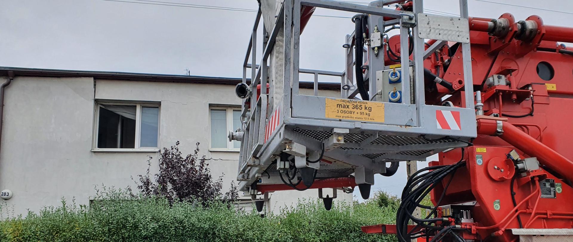 Wybuch w domu mieszkalnym jednorodzinnym