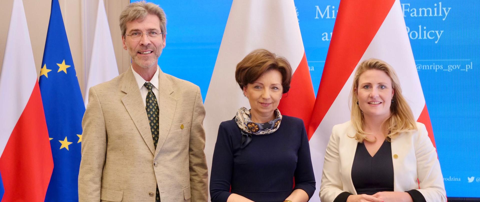 Spotkanie z min. ds. rodziny, kobiet, integracji i mediów Austrii