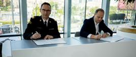 Podpisanie listu intencyjnego pomiędzy Państwową Strażą Pożarną a PKO Bank Polski