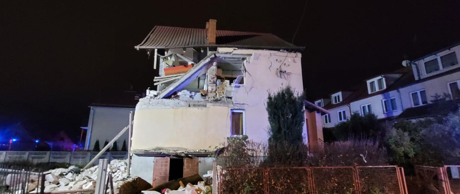 Wybuch gazu Giżycko 13.11.2024