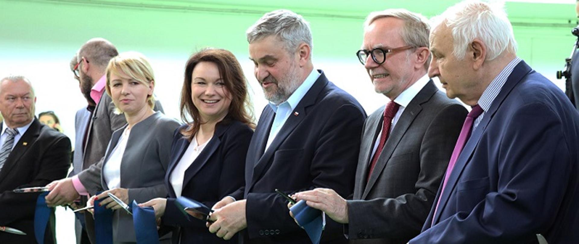 Minister J. K. Ardanowski podczas otwarcia Narodowej Wystawy Zwierząt Hodowlanych