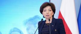 Konferencja prasowa minister Marleny Maląg