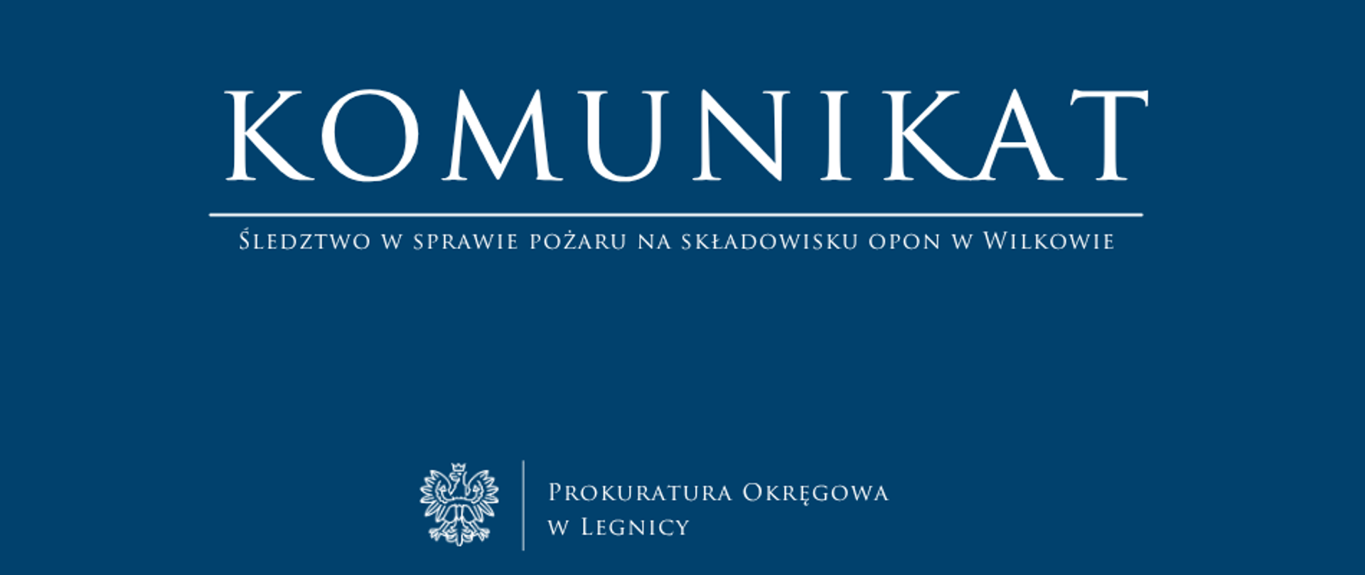 Śledztwo w sprawie pożaru na składowisku opon w Wilkowie