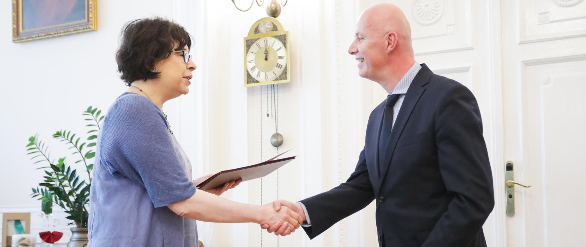 Adam Balas odebrał powołanie na dyrektora Europejskiego Centrum Muzyki, fot Danuta Matloch