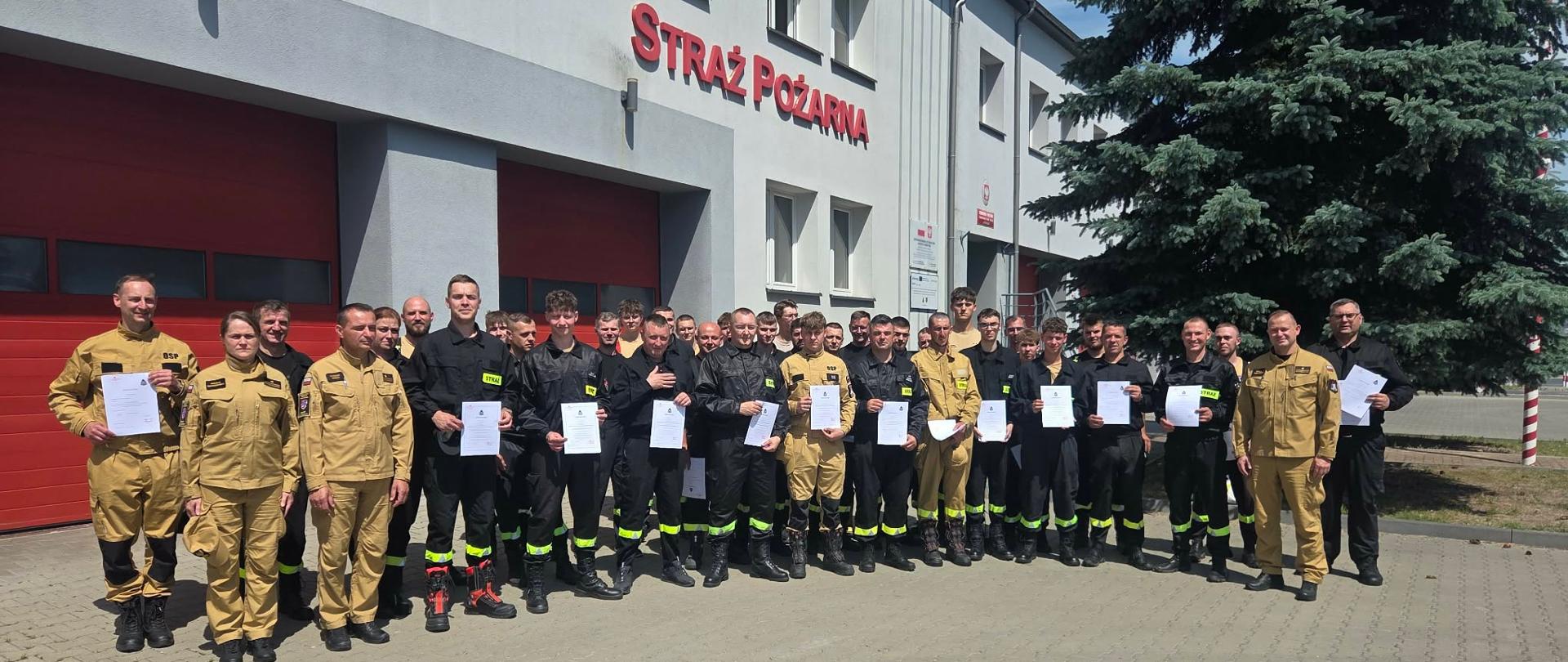 Zakończenie szkolenia podstawowego strażaków ratowników OSP