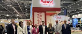 Polskie stoisko narodowe Poland Tastes Good na targach IFE International Food & Drink Event 2026 w ExCel London w Wielkiej Brytanii