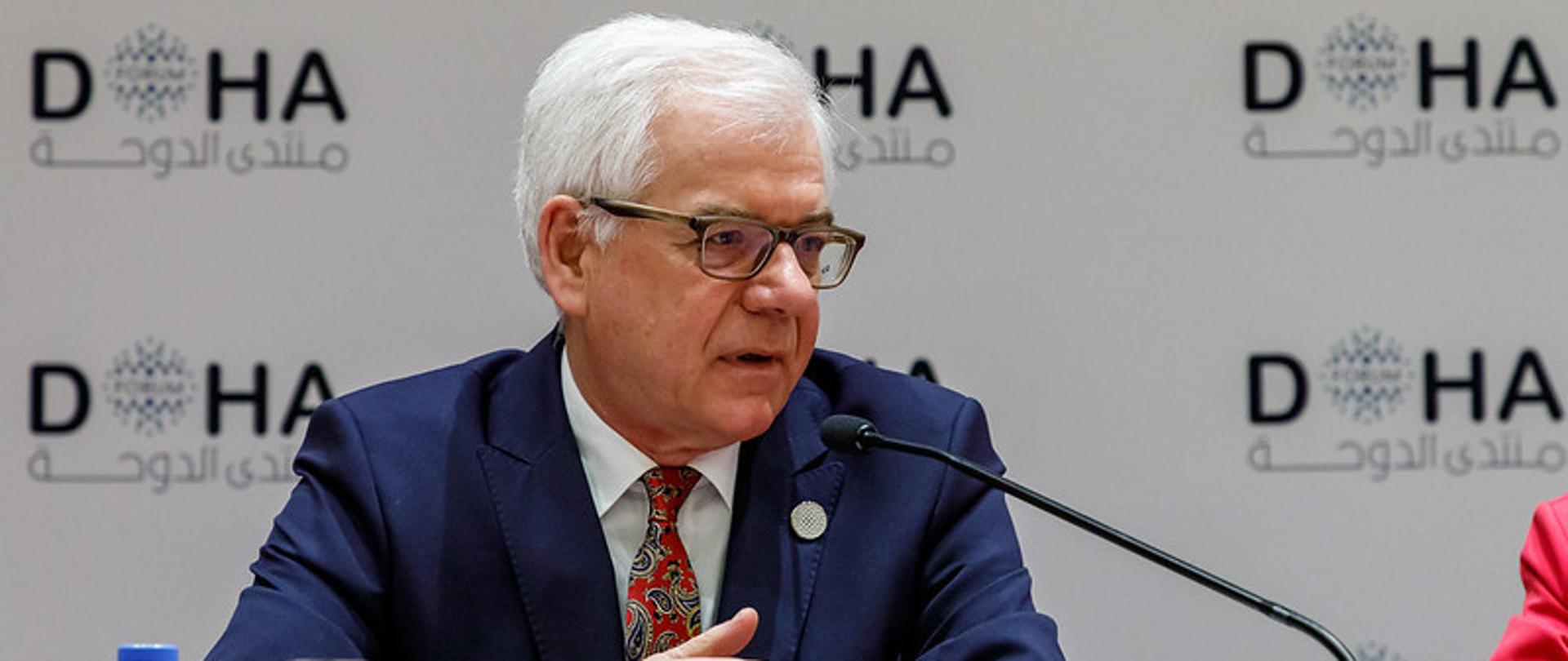Udział Min. J. Czaputowicza w Doha Forum 2019