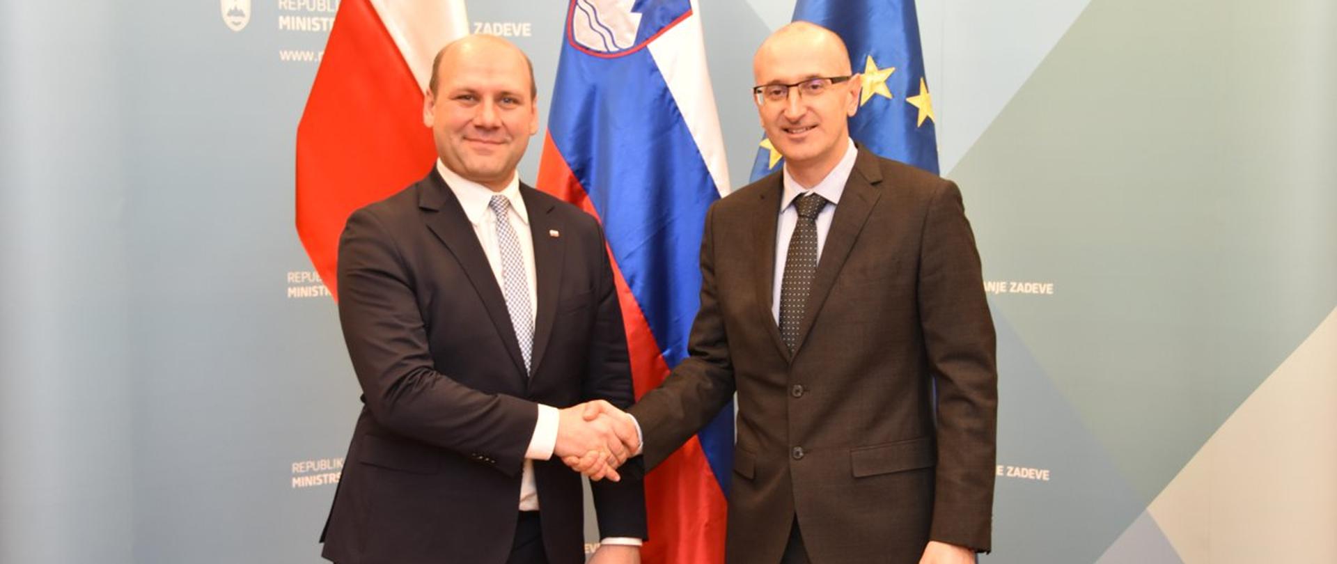 Deputy Minister Szynkowski vel Sęk holds consultations in Slovenia