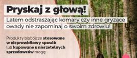Stosując środki ochrony przed insektami - pryskaj z głową_format_panorama