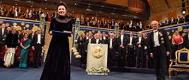 Olga Tokarczuk odebrała Nagrodę Nobla FOT. EPA/Jonas Ekstromer