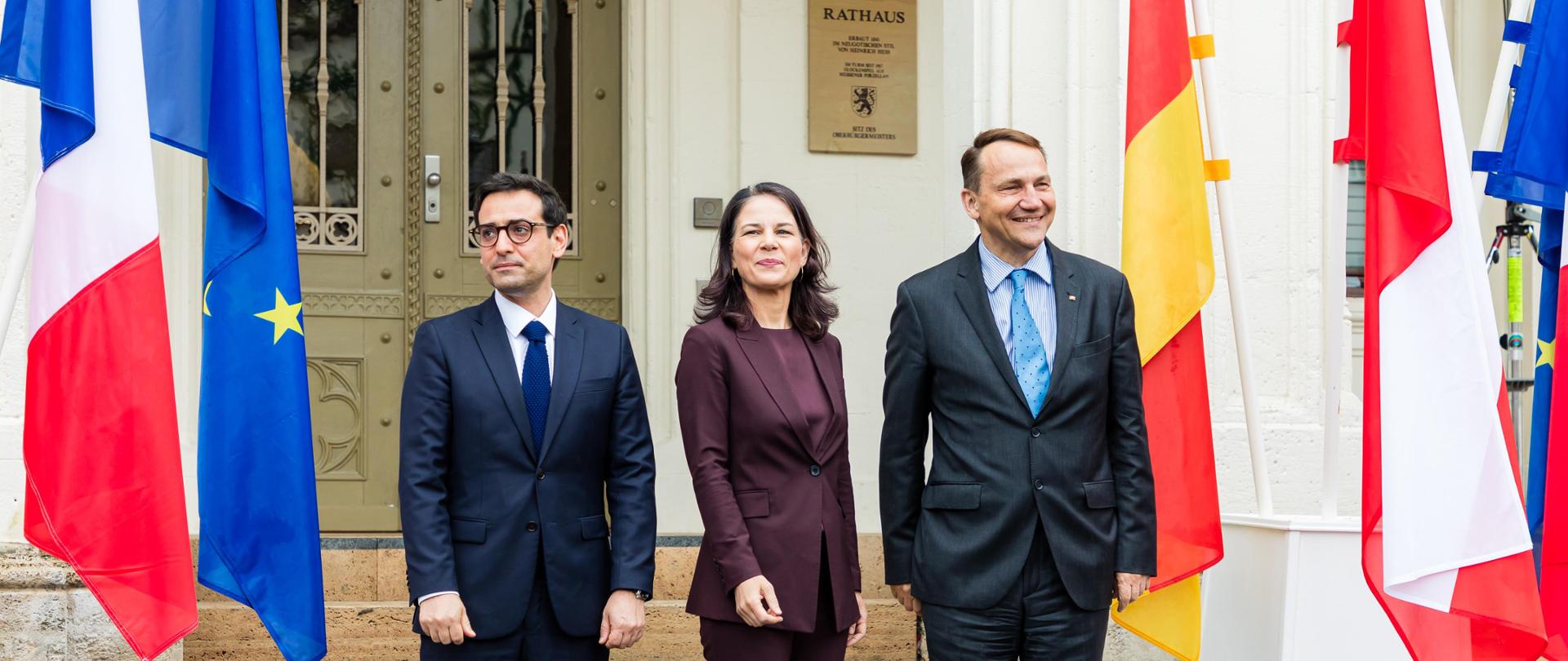 On 22 May, Minister Radosław Sikorski met in Weimar with his counterparts from France and Germany, Stéphane Séjourné and Annalena Baerbock