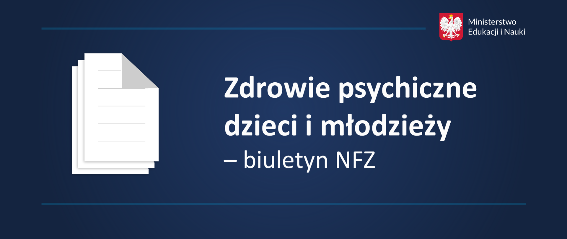 Zdrowie psychiczne dzieci i młodzieży – biuletyn NFZ.