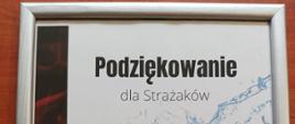 Podziękowanie w antyramie
