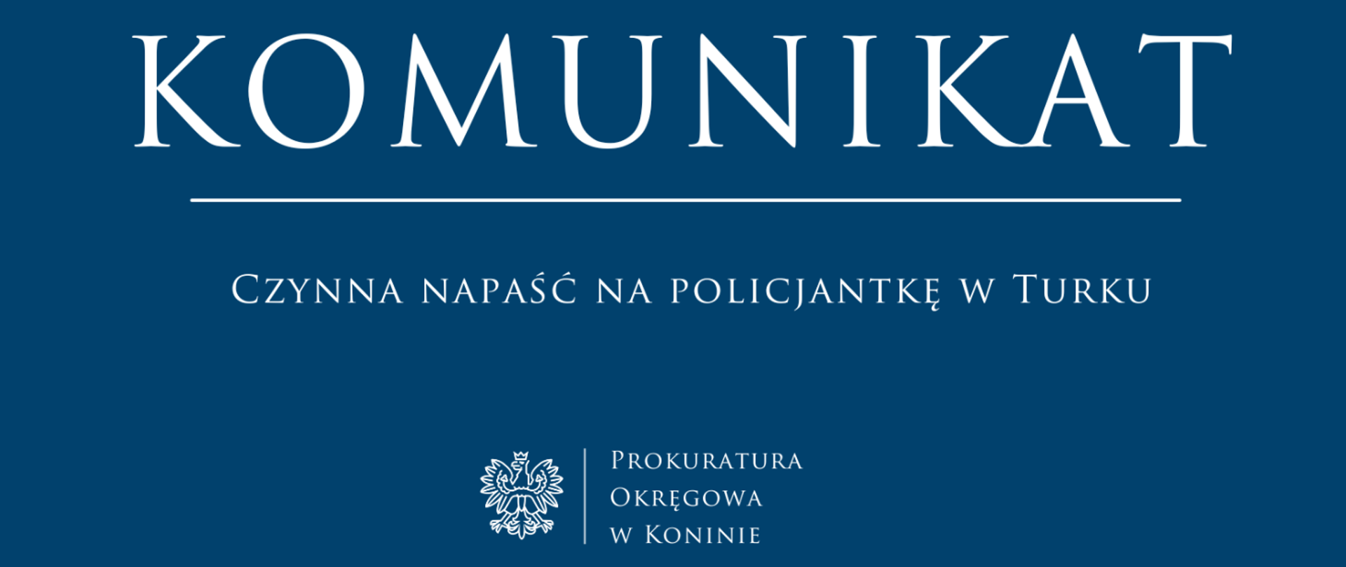 Czynna napaść na policjantkę z Turku