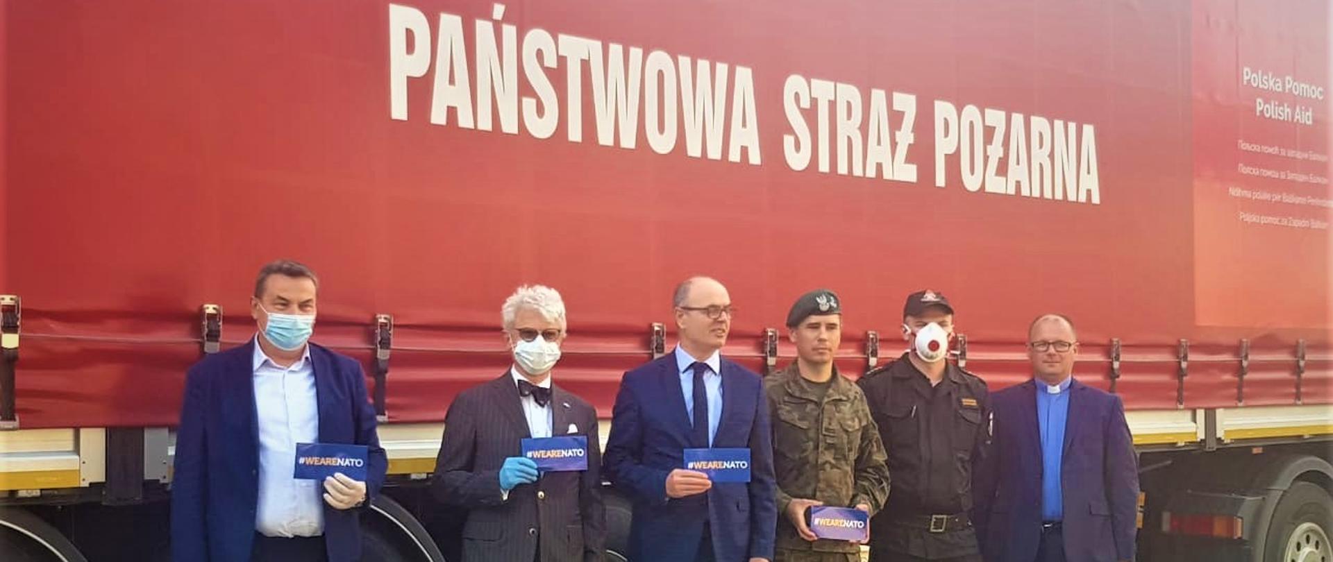 W dniu 29 maja br. w godzinach popołudniowych strażacki konwój z pomocą humanitarną dotarł do Albanii. 