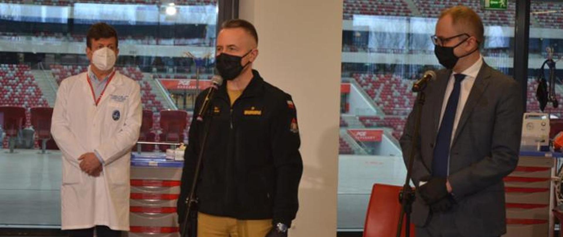 Konferencja przed rozpoczęńciem szczepień